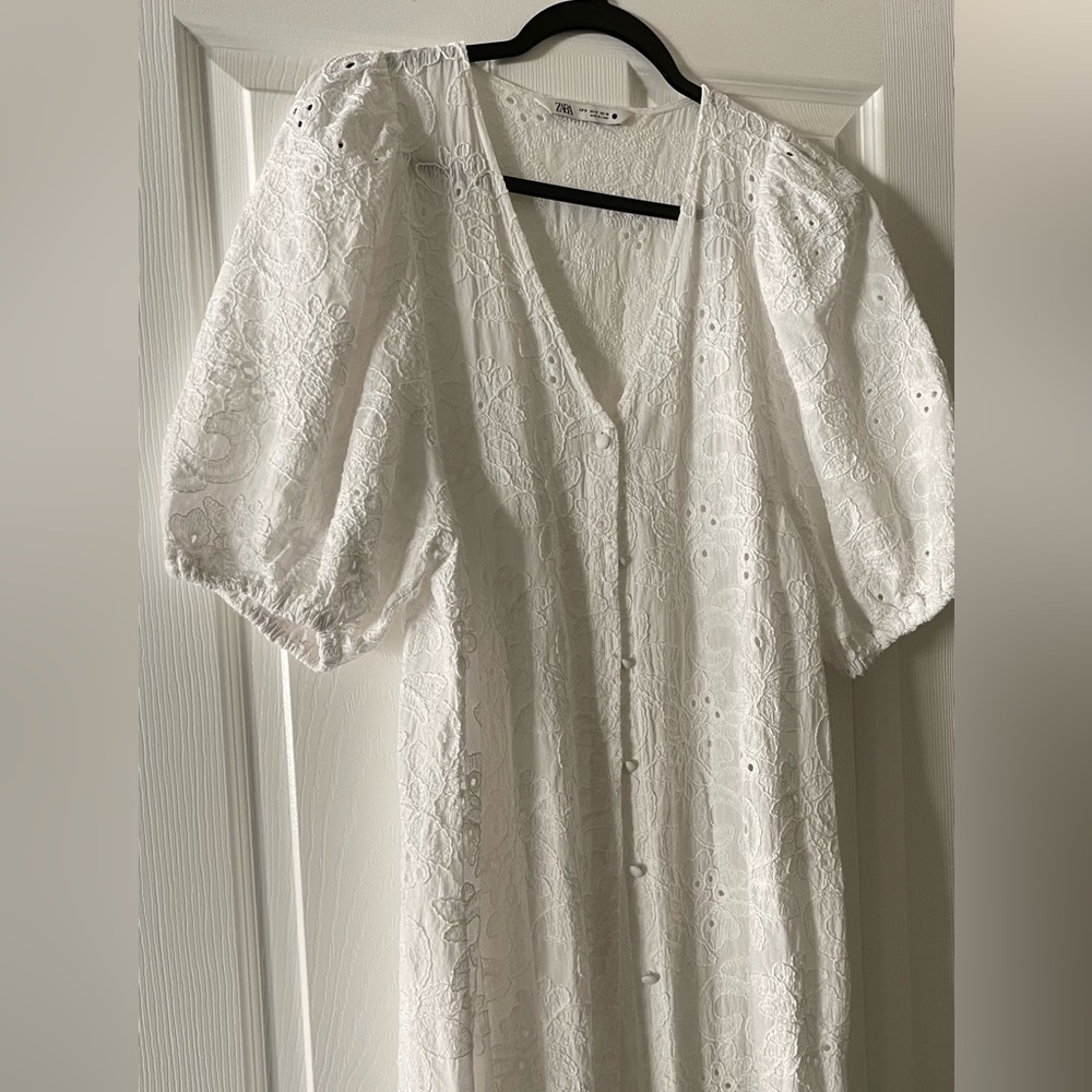 Zara white dress